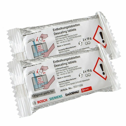 Bosch descaling tablets for - 4,